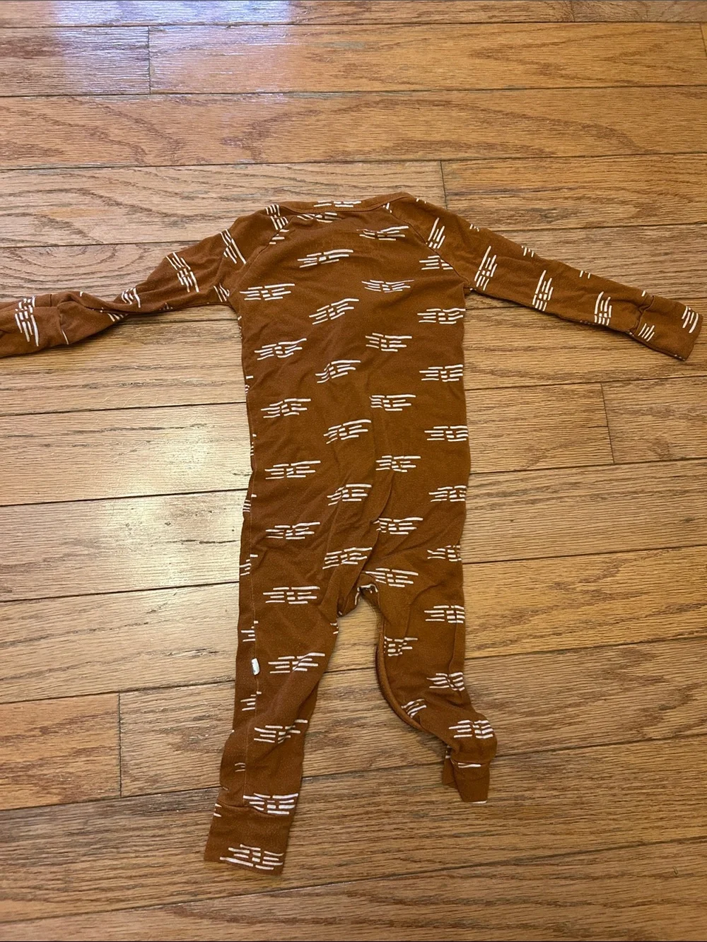 Kids Brown and Cream Two-Pack One-Piece Sleepers